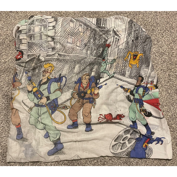 Columbia Other - Vintage 1986 Ghostbusters Twin Fitted Bed Sheet Columbia Pictures Read Desc